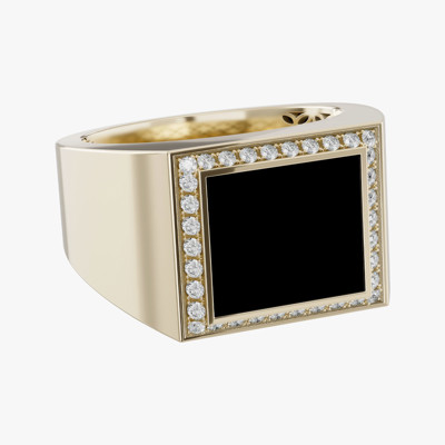 Dark Rock Men's Jewelry Ring